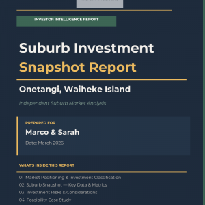 Investor Suburb Insight Report